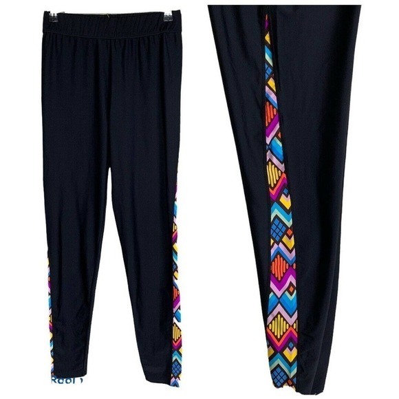 Swiss Swell Cycling Leggings Colorful Side Panel - Picture 1 of 9